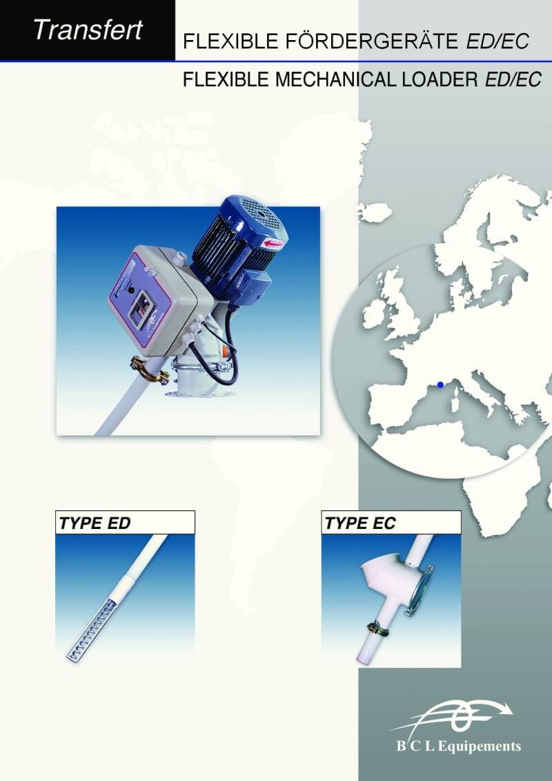 Flexibler Schneckenförderer | flexiblen Förderspiralen für Pulver und Granulate