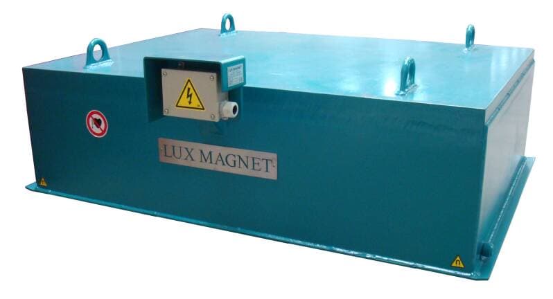 Elektro-Blockmagnet | FE-Abscheidung direkt über Förderbändern