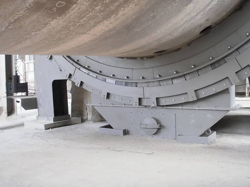 Einlaufdichtung für Drehrohrofen – Graphit-Dichtsysteme