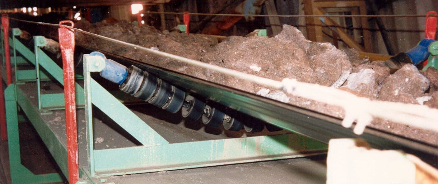 Bandschonende Tragrolle für Förderanlagen | Typ Limberoller 