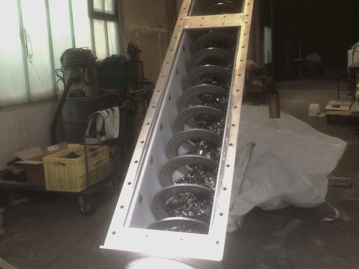 Kernlose Schnecke für Schneckenförderer – effiziente Förderung schwieriger Schüttgüter