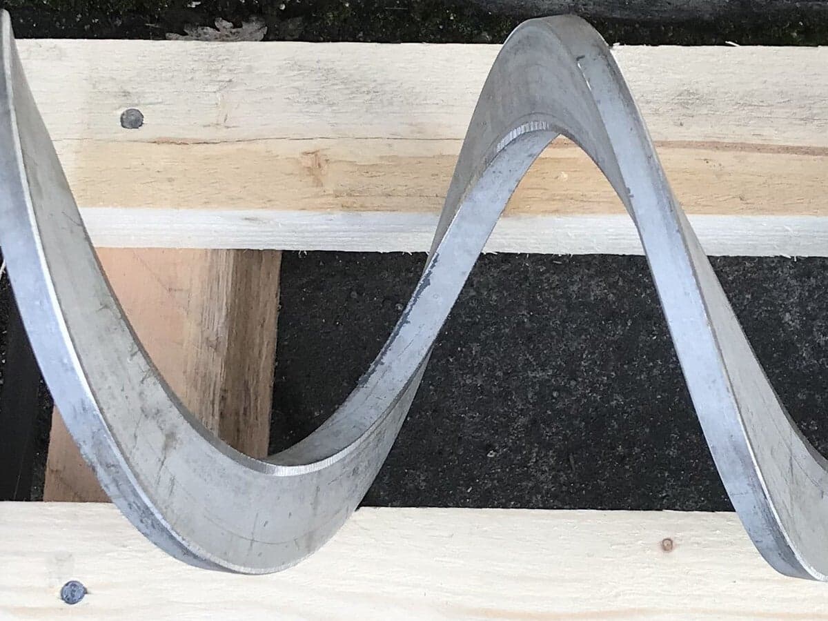 Kernlose Schnecke für Schneckenförderer – effiziente Förderung schwieriger Schüttgüter