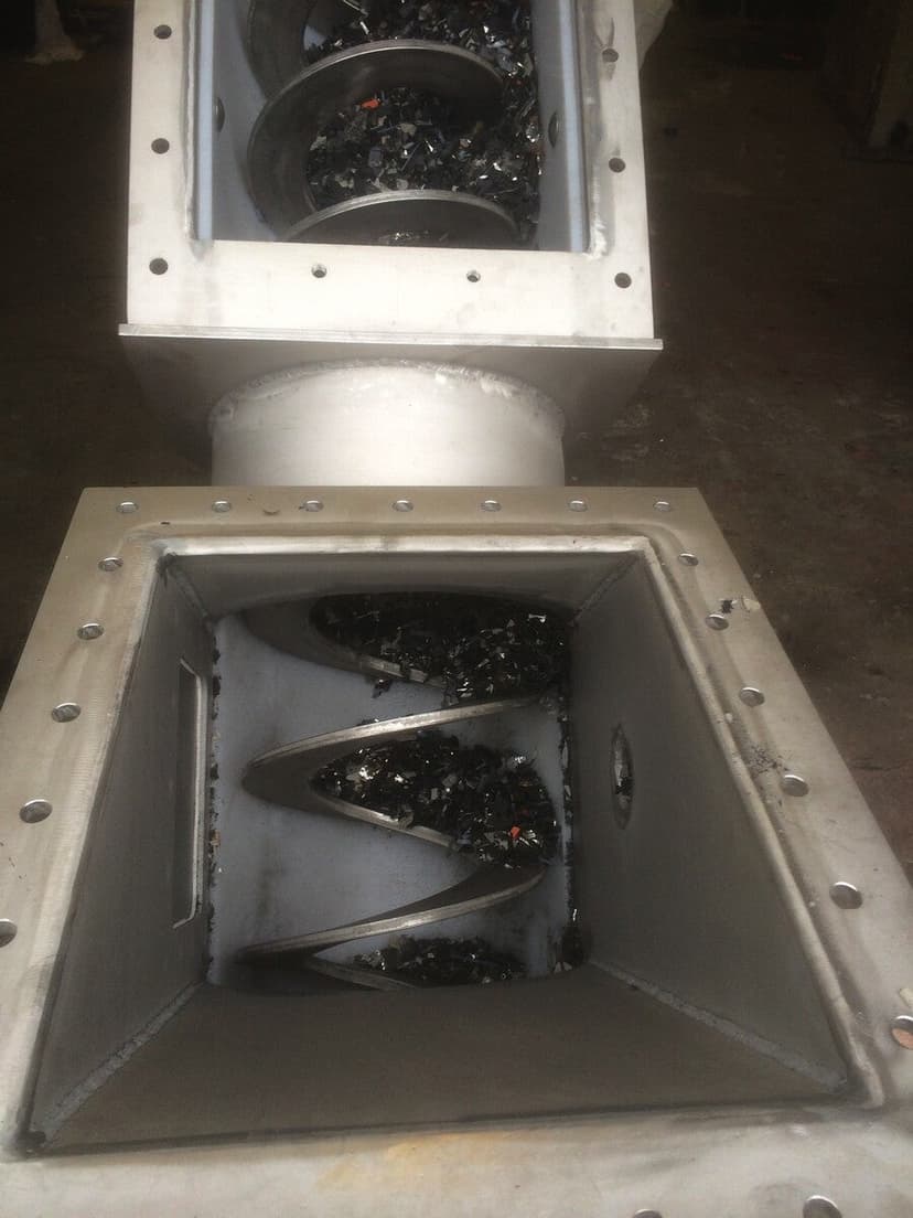 Kernlose Schnecke für Schneckenförderer – effiziente Förderung schwieriger Schüttgüter