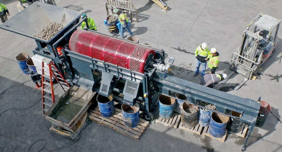 Mahlkugel-Sortiermaschinen für die Zement und Mineralische Industrie