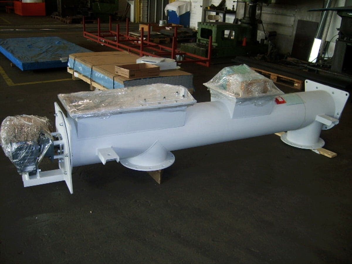 Rohrförderschnecken für industrielle Schüttgüter