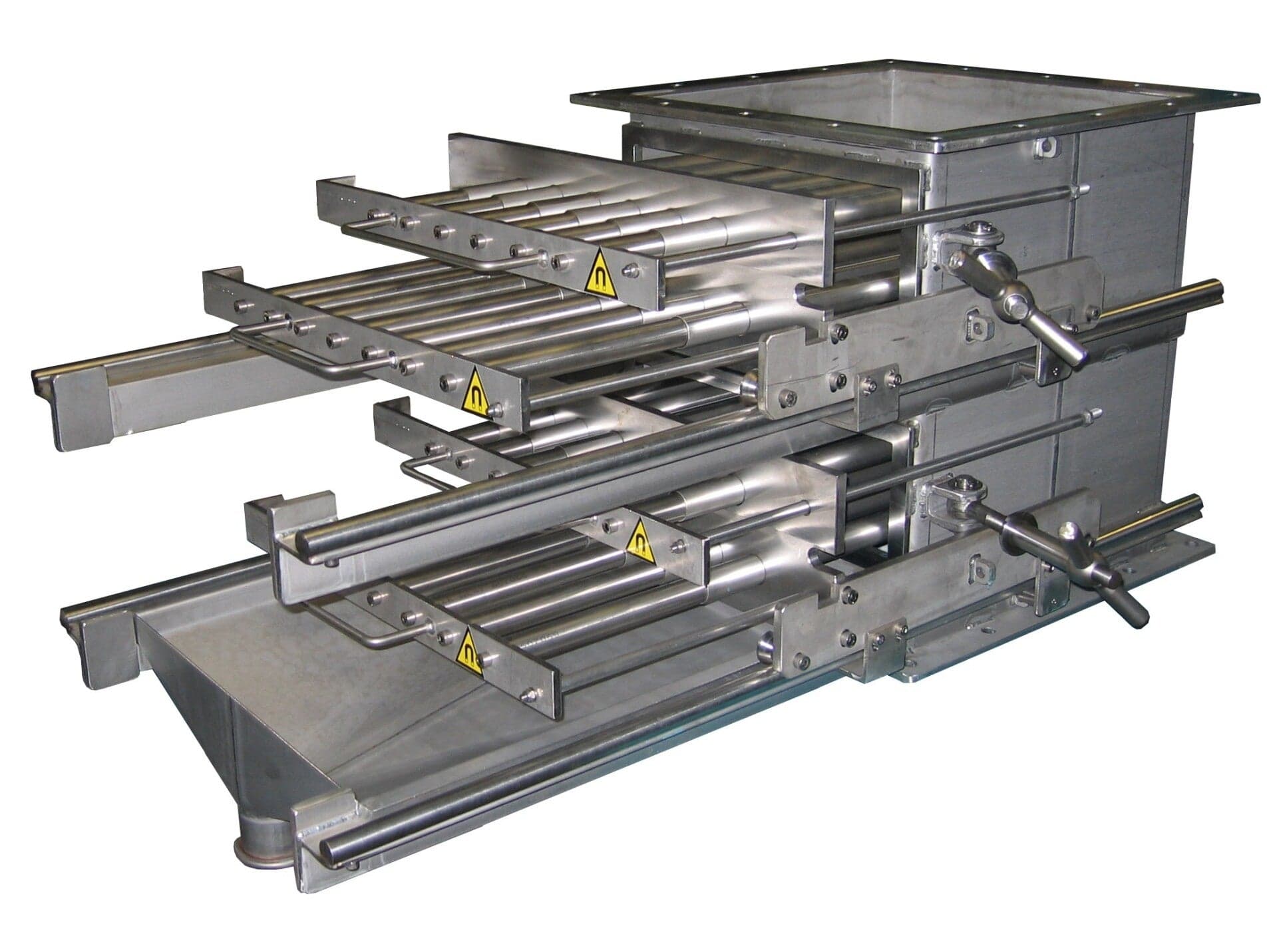 Schubladen-Rostmagneten   | Manuelle oder Halbautomatische Lösungen für die FE-Fremdteil-Abscheidung