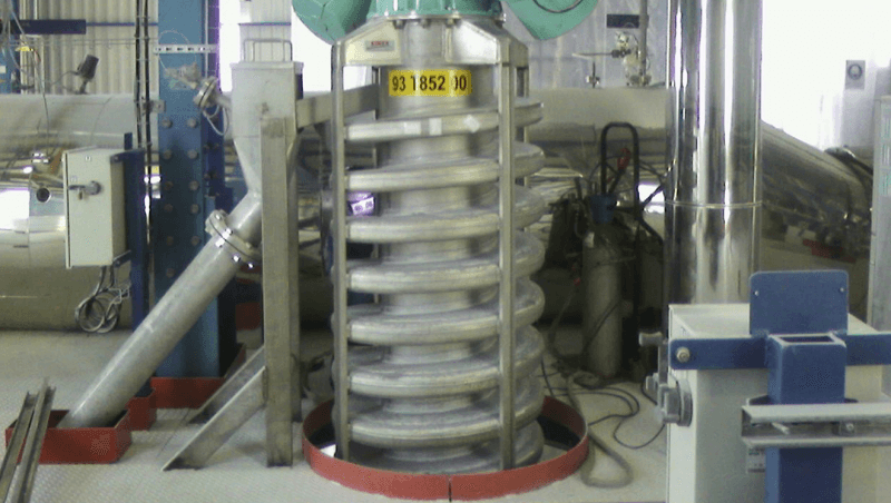 Wendelförderer I Senkrechtförderer mit Unwucht Motoren 