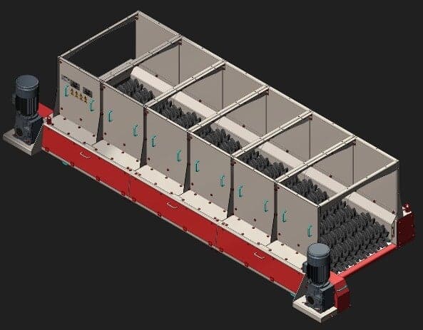 Siebmaschine für industrielle Abfälle   |  Sternsieb (Sternsiebanlage)