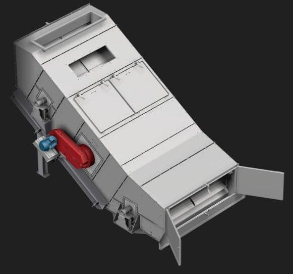 Abdeck-Schrägsieb | Effiziente Klassierung staubiger Materialien