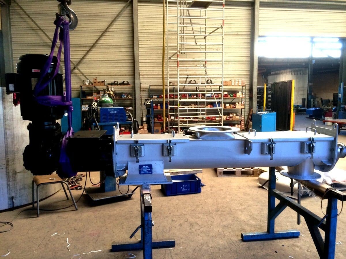 Trogförderschnecken für industrielle Anwendungen