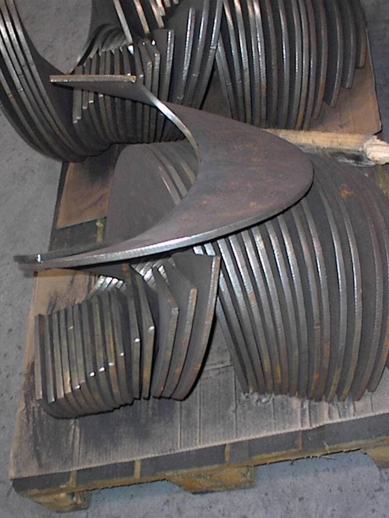 Wendel & Einzel Segmente für industrielle Förderschnecken vom Hersteller